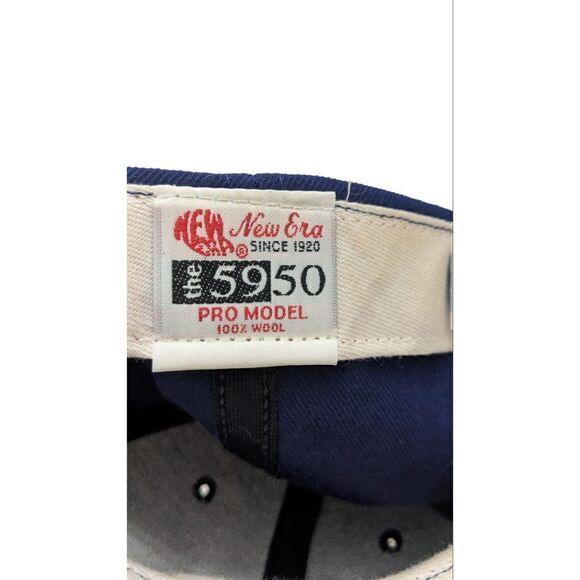 Seattle Seahawks New Era 5950‎ Made In USA NFL Football Fitted Cap Vintage 90s main image 4